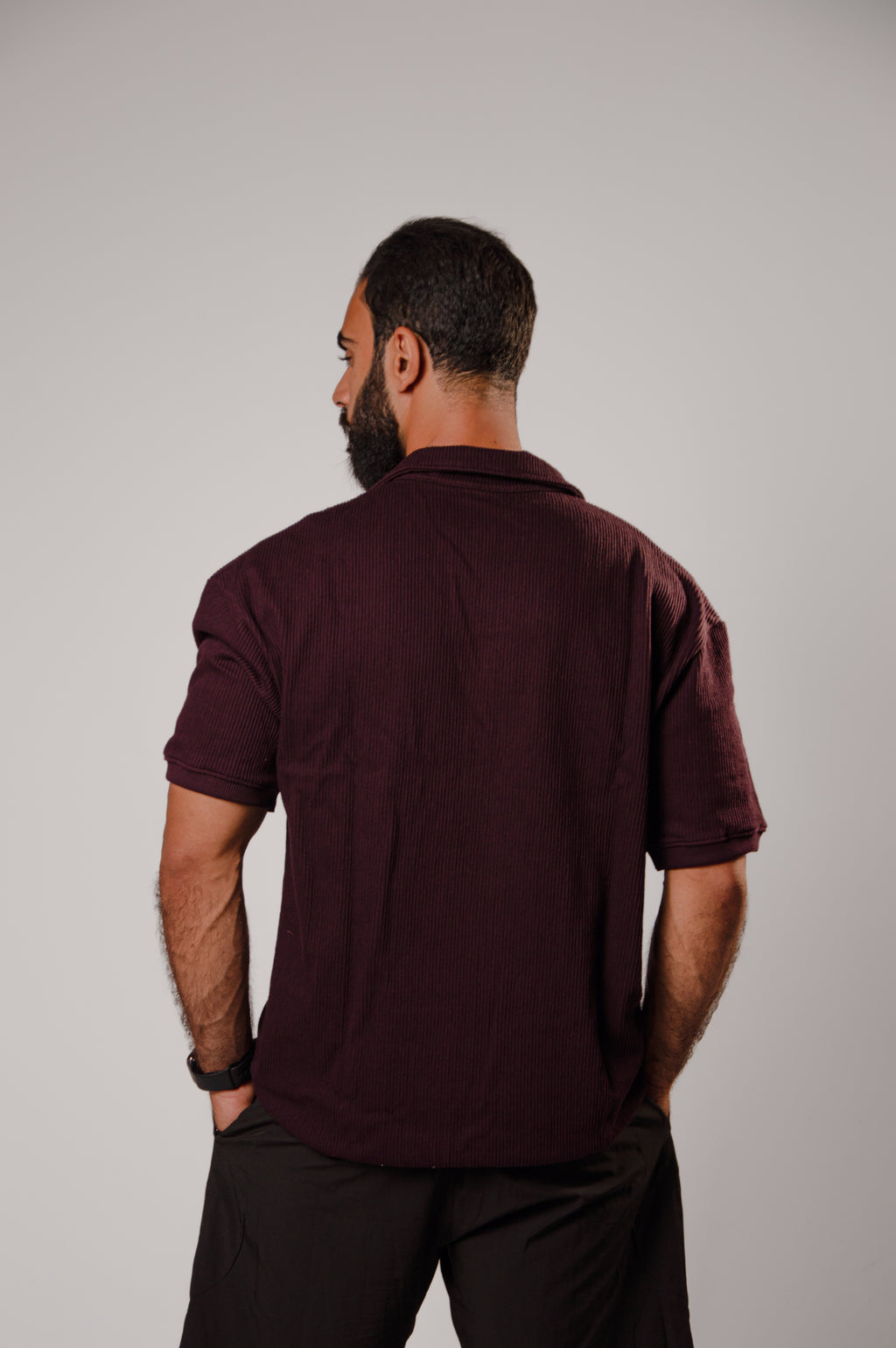 Open Collar Polo